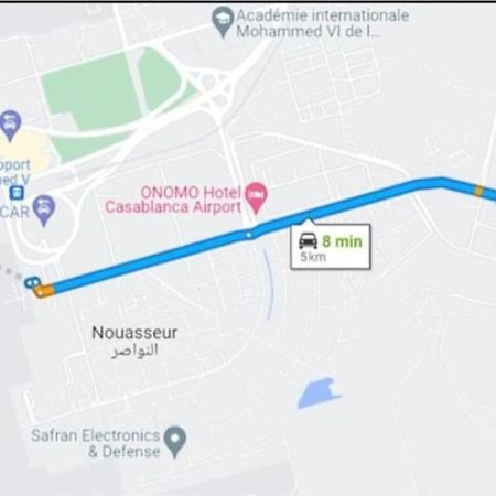 Adorable Apartamento A 8 Min Del Aeropuerto De Casablanca,Wifi Ultra Rapido Y Parking Gratis Derroua Екстериор снимка